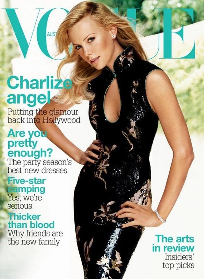 VOGUE AUSTRALIA magazine side cover  January 2005