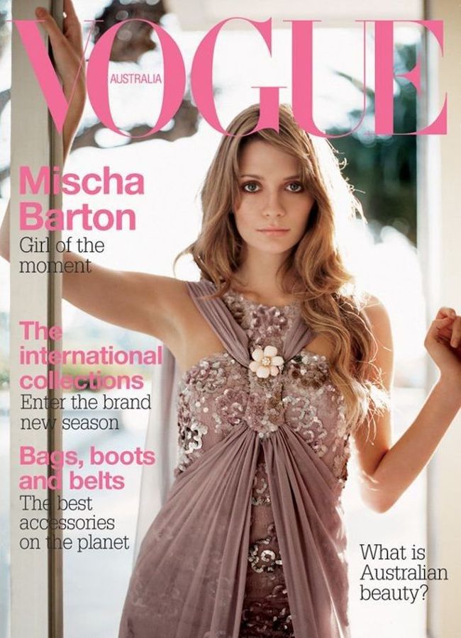 VOGUE AUSTRALIA magazine side cover  March 2005