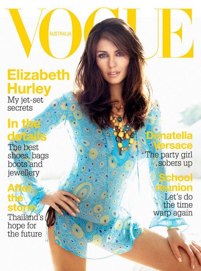 VOGUE AUSTRALIA magazine side cover  September 2005