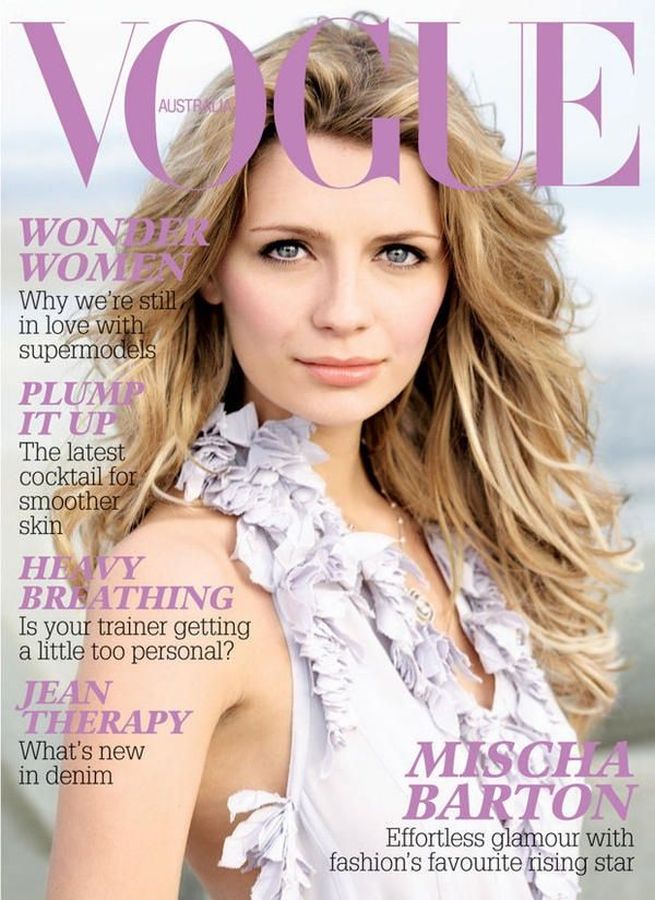 VOGUE AUSTRALIA magazine side cover  July 2006