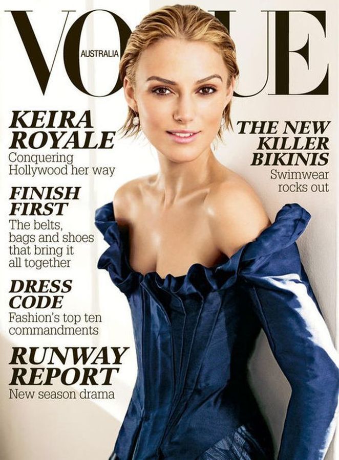 VOGUE AUSTRALIA magazine side cover  September 2006
