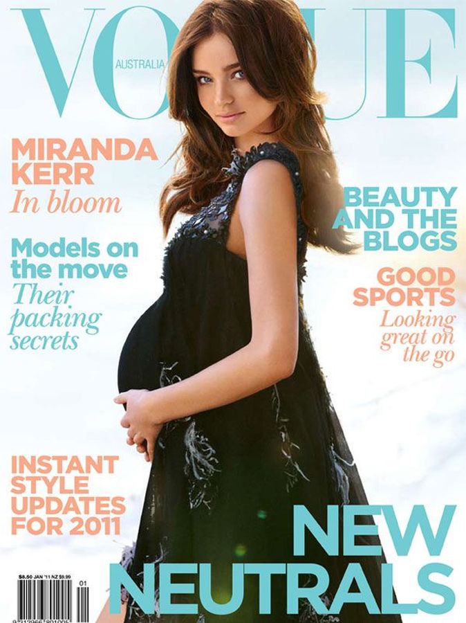 VOGUE AUSTRALIA magazine side cover  January 2011