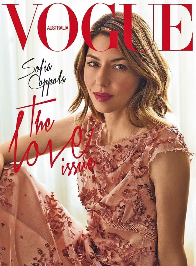 VOGUE AUSTRALIA magazine side cover  August 2013