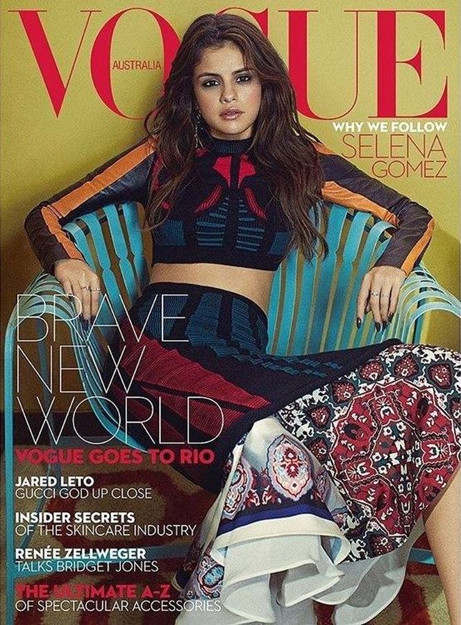 VOGUE AUSTRALIA magazine side cover  September 2016