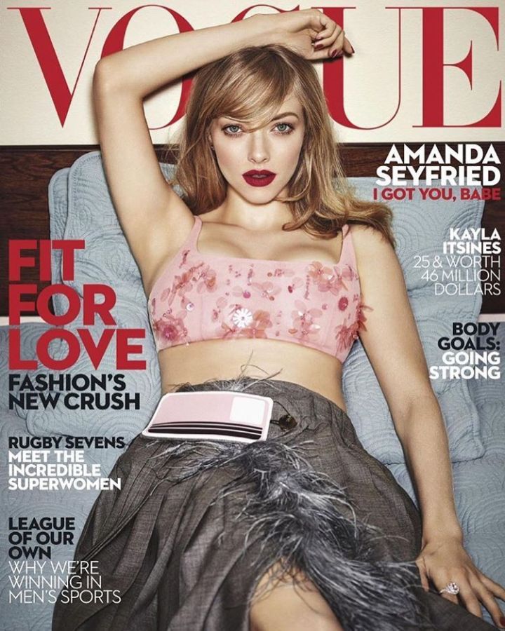 VOGUE AUSTRALIA magazine side cover  February 2017
