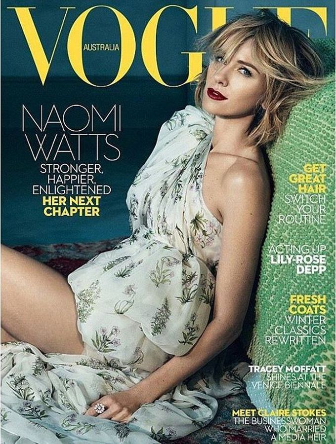 VOGUE AUSTRALIA magazine side cover  June 2017
