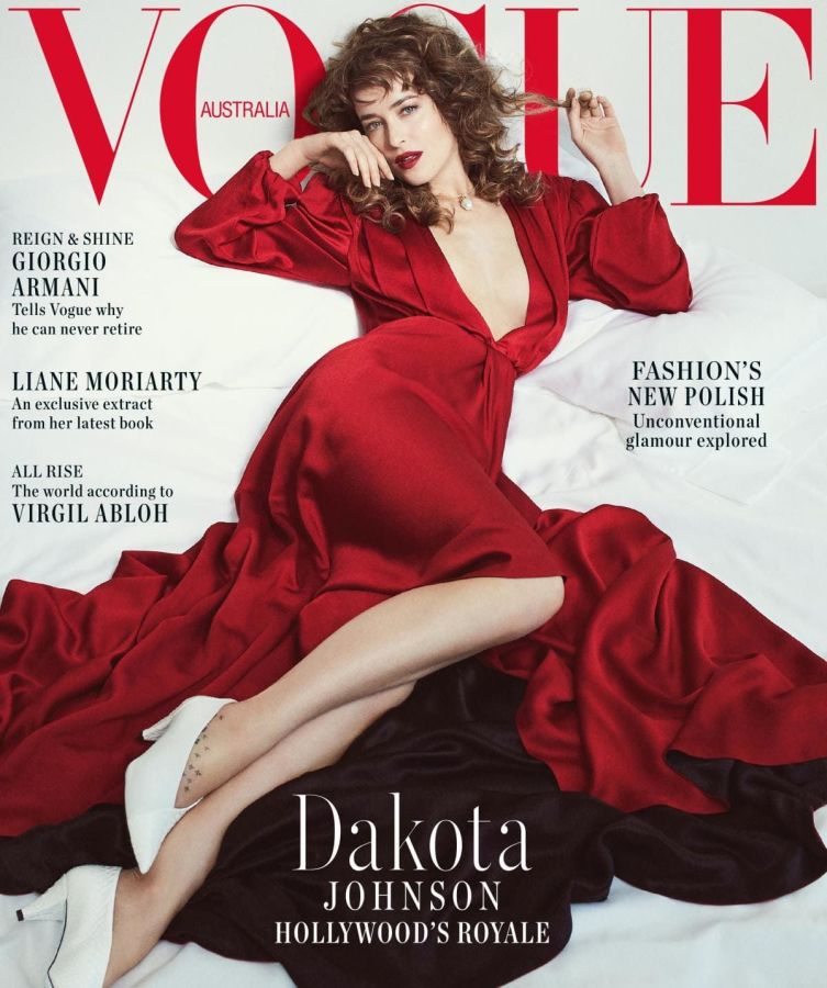 VOGUE AUSTRALIA magazine side cover  October 2018