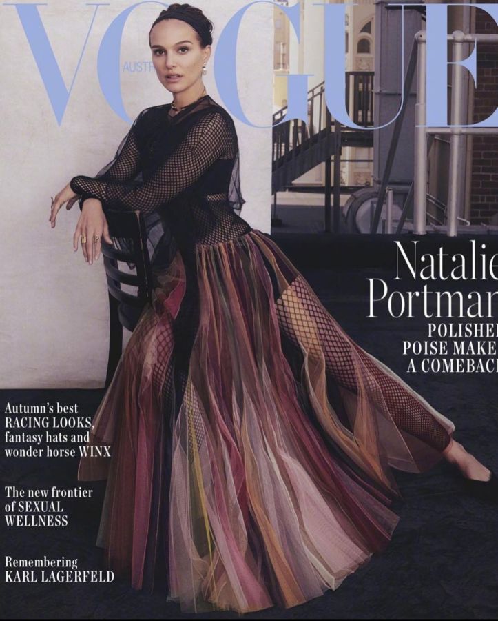 VOGUE AUSTRALIA magazine side cover  April 2019