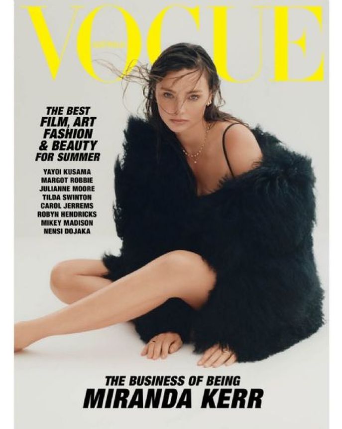 VOGUE AUSTRALIA magazine side cover  December 2024