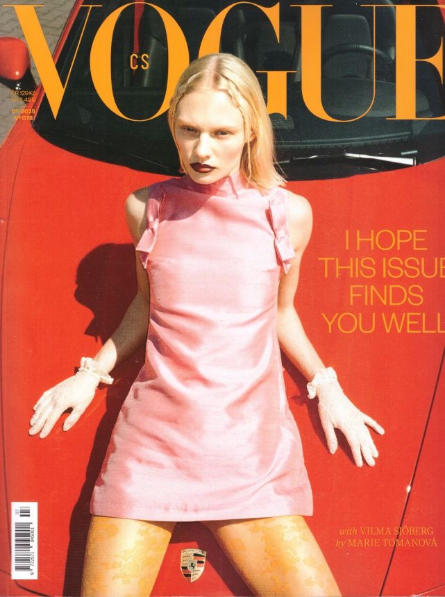 VOGUE CZECH magazine side cover  July 2025