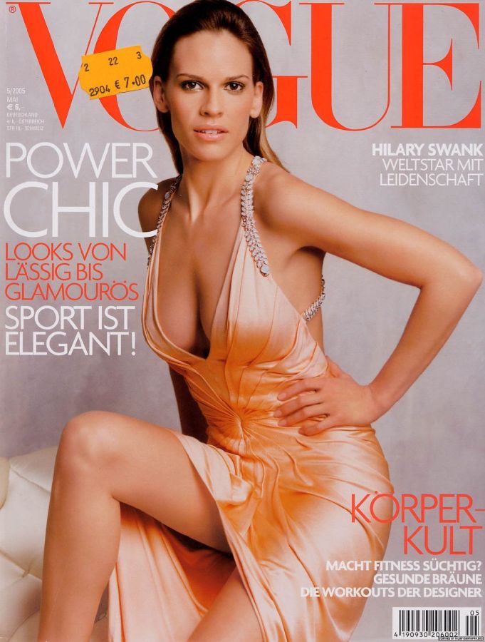 VOGUE GERMANY magazine side cover  May 2005