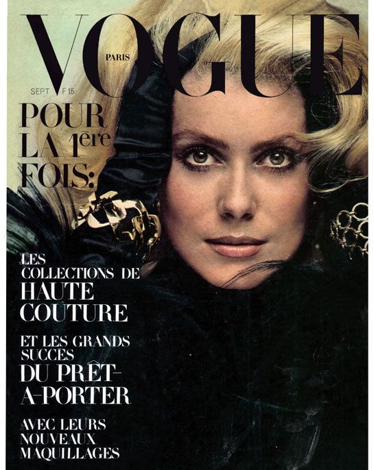 VOGUE FRANCE magazine side cover  September 1970
