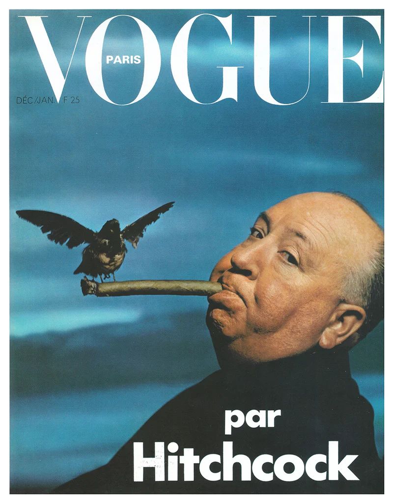 VOGUE FRANCE magazine side cover  December 1974