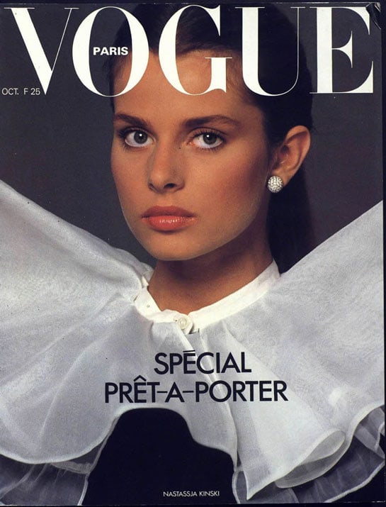 VOGUE FRANCE magazine side cover  October 1979