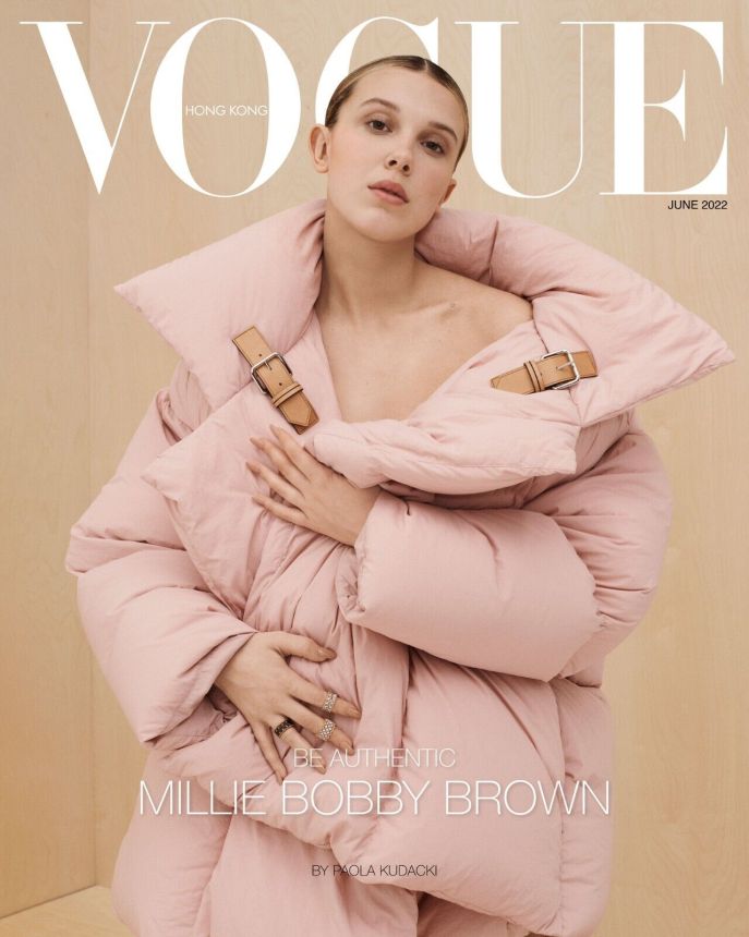VOGUE HONG KONG magazine side cover  June 2022