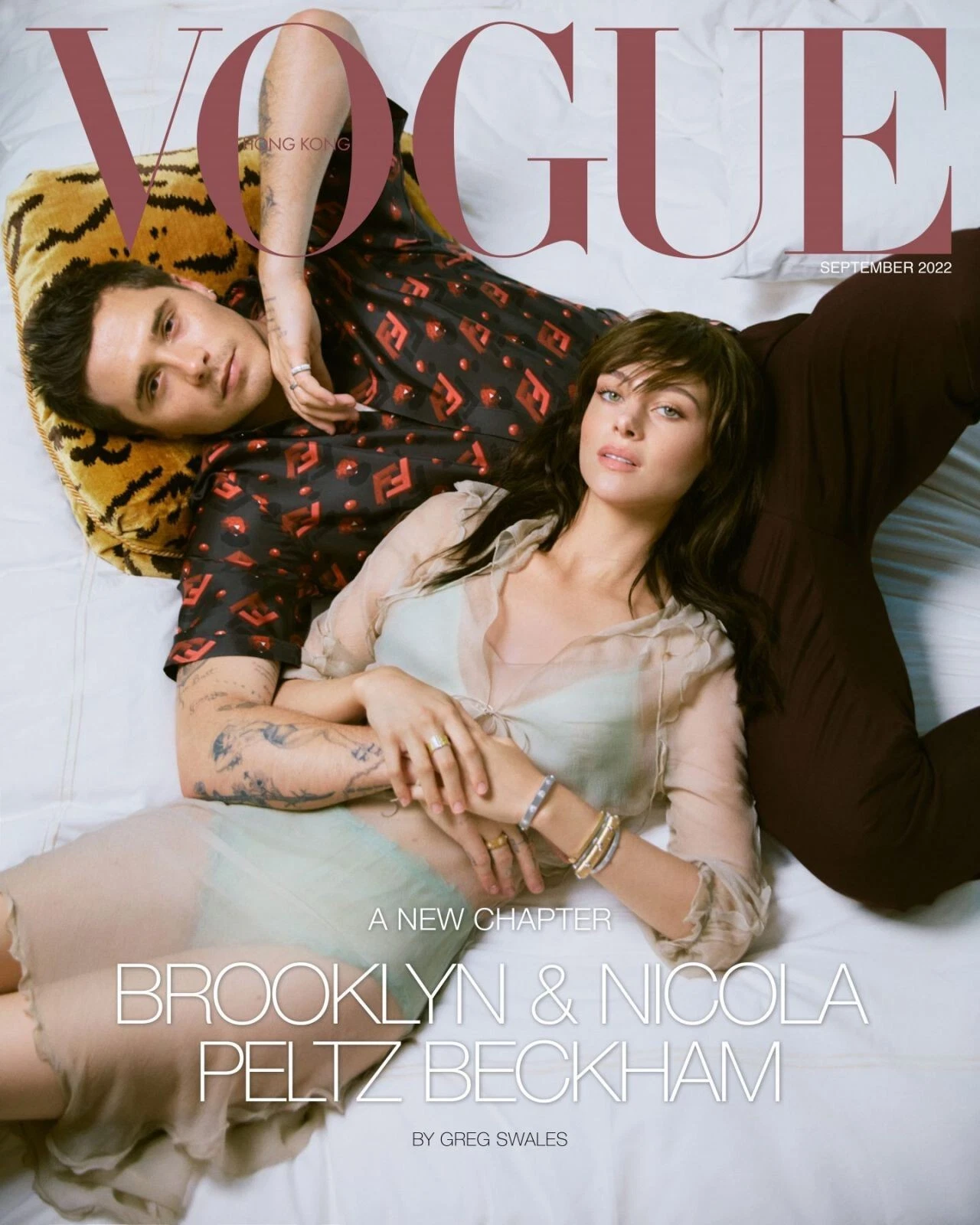VOGUE HONG KONG magazine side cover  September 2022