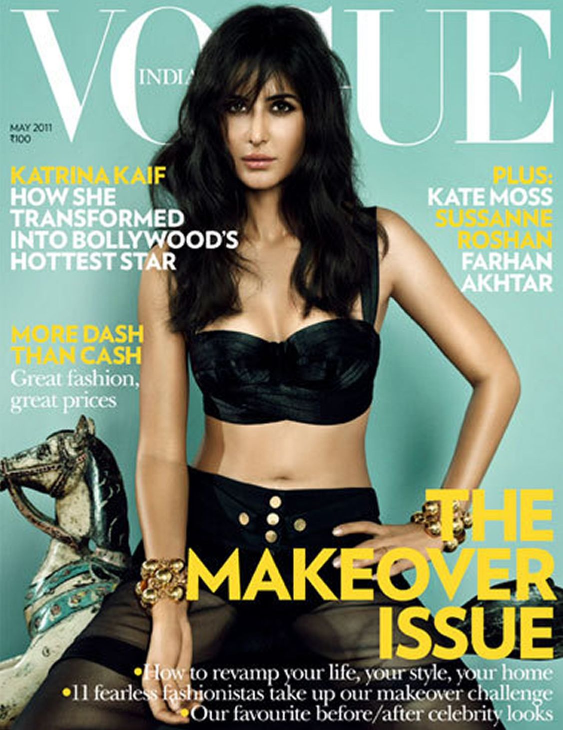 VOGUE INDIA magazine side cover  May 2011