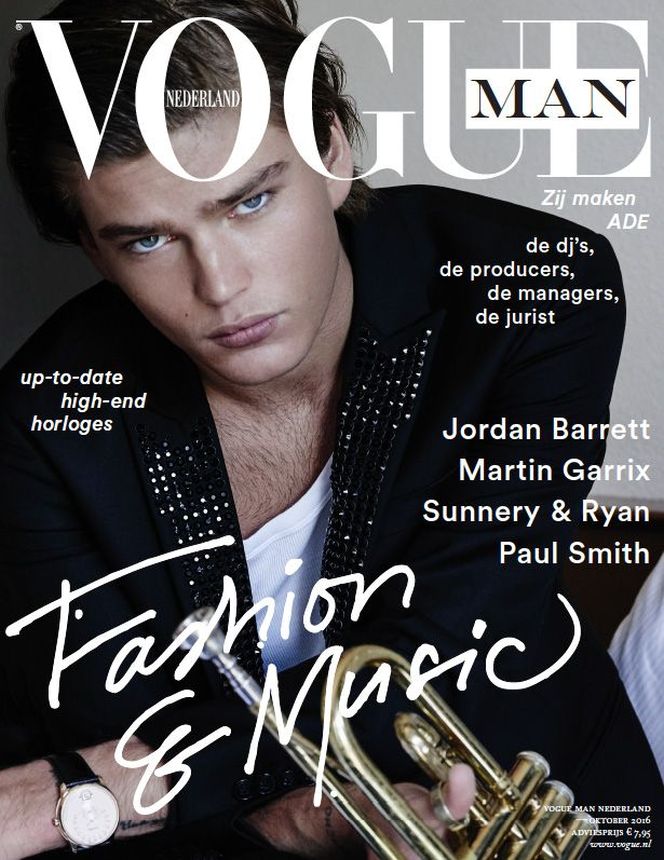 VOGUE MAN NETHERLANDS magazine side cover  October 2016