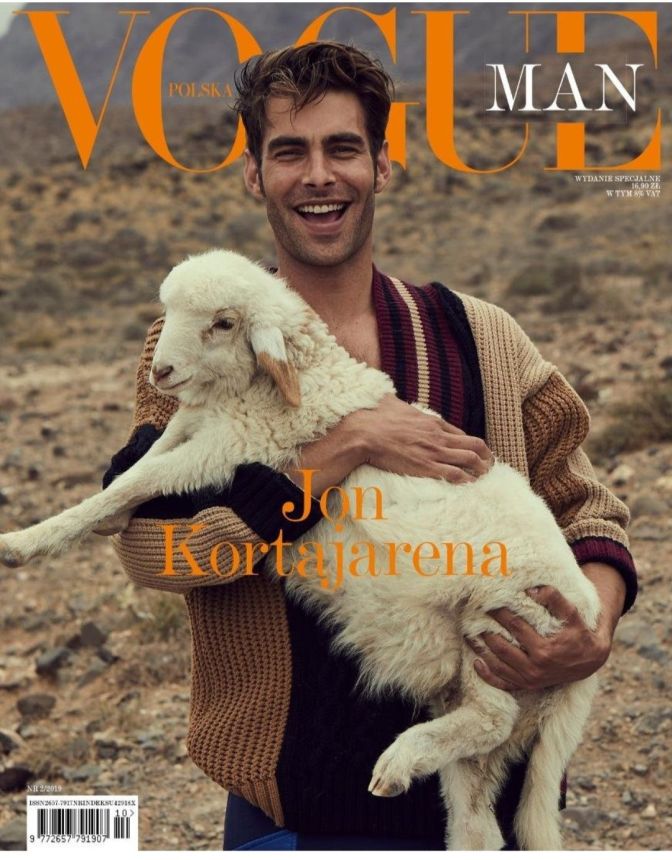 VOGUE MAN POLAND magazine side cover  November 2019