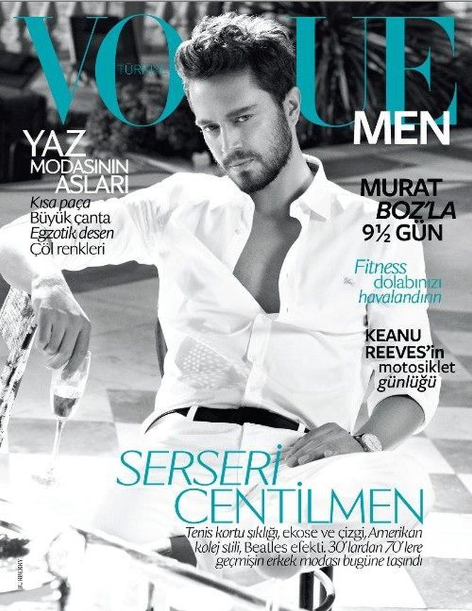 VOGUE MAN (TU) magazine side cover  June 2012