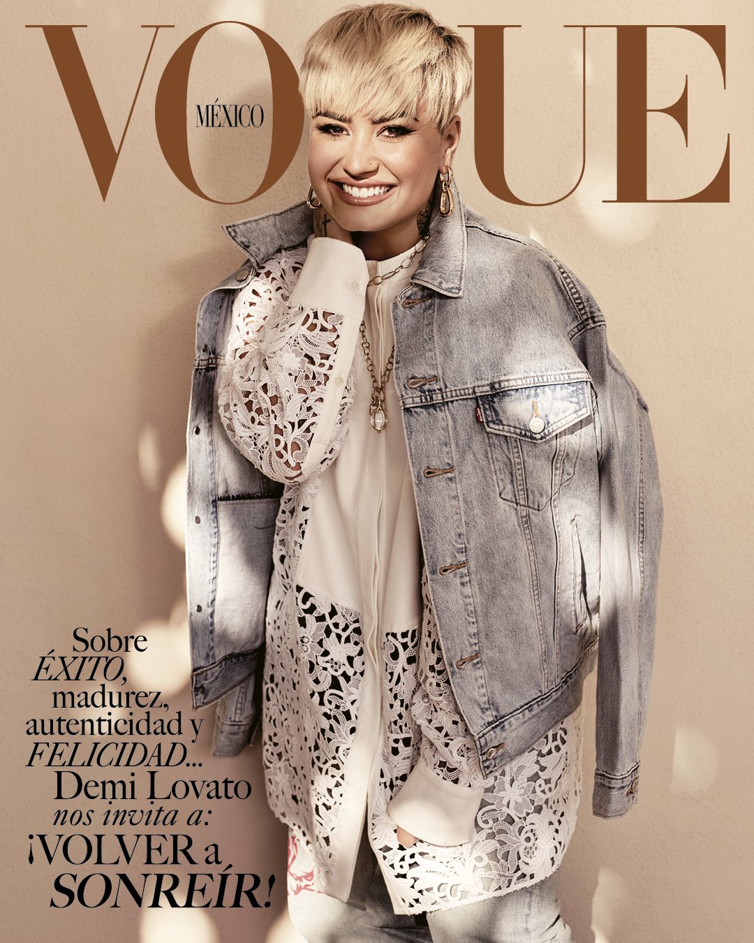 VOGUE MEXICO magazine side cover  April 2021