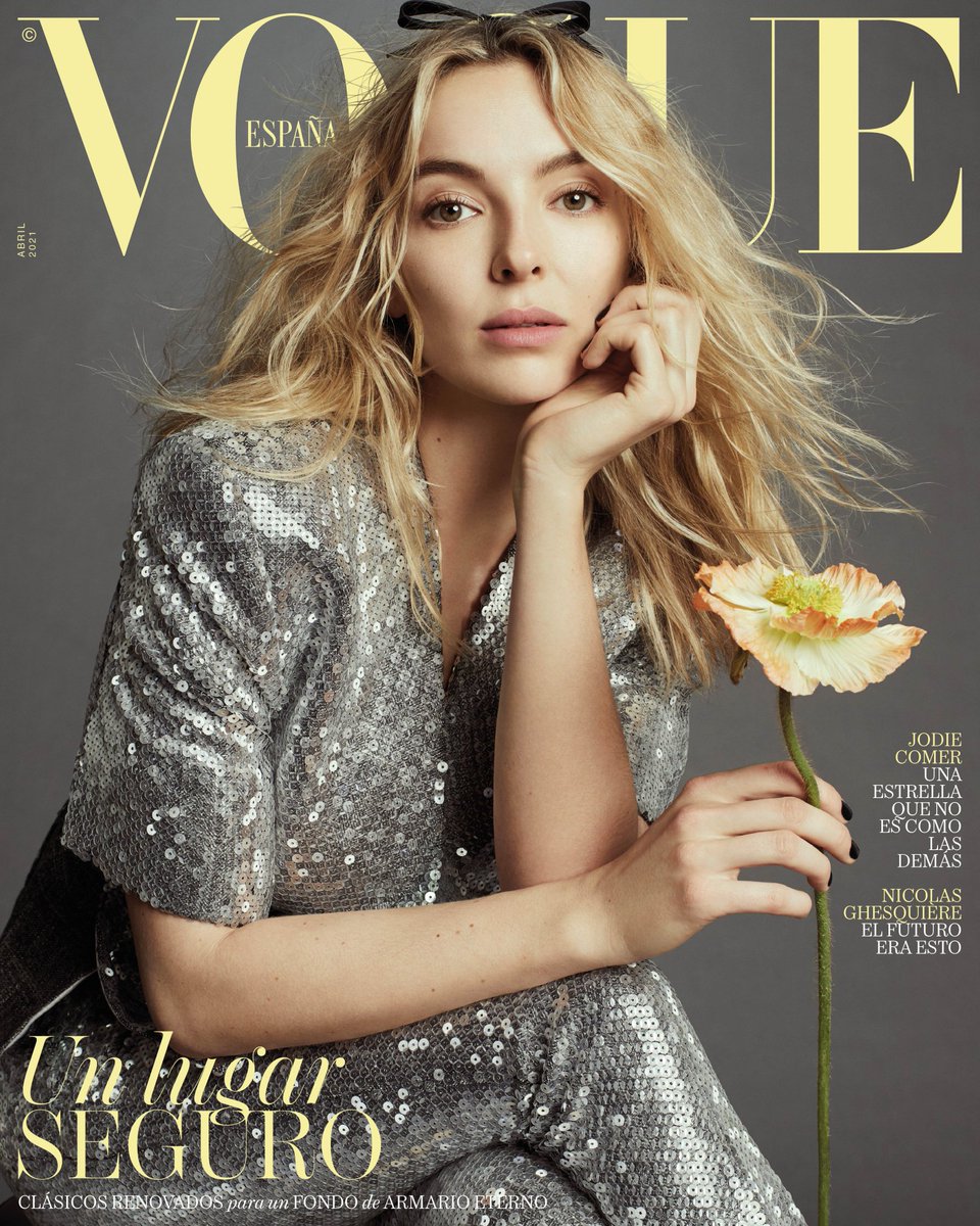 VOGUE SPAIN magazine side cover  April 2021