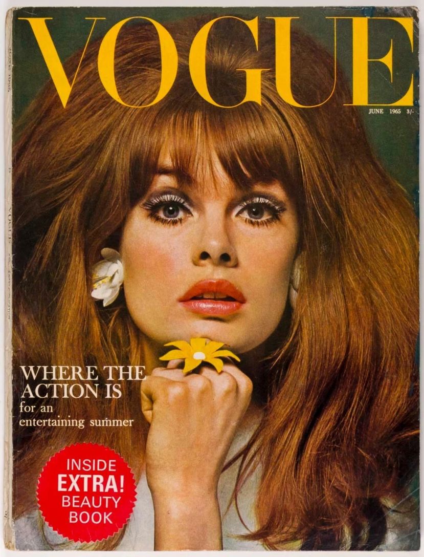 VOGUE UK magazine side cover  June 1965