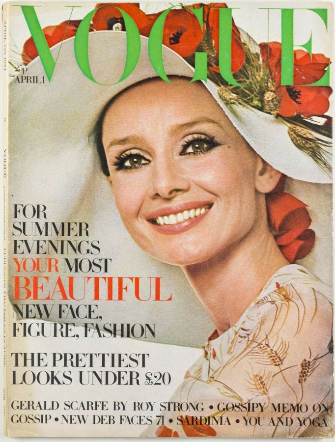 VOGUE UK magazine side cover 1 April 1971