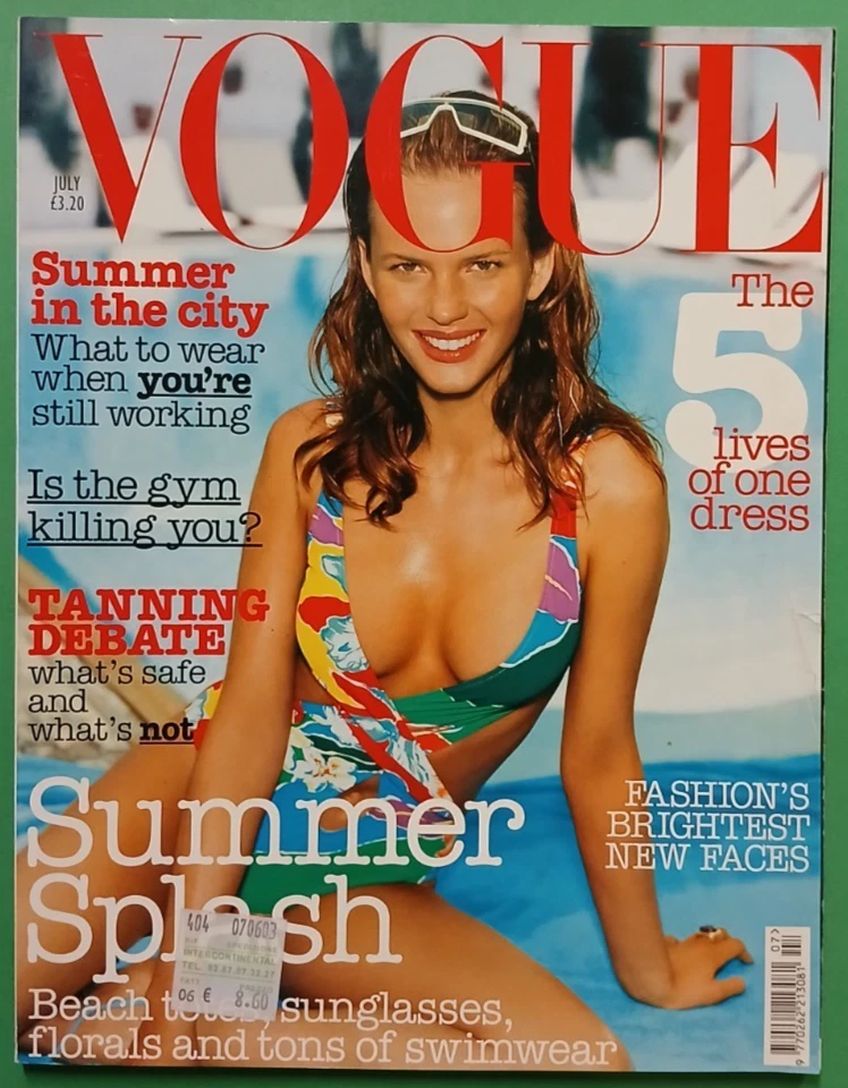 VOGUE UK magazine side cover  July 2003