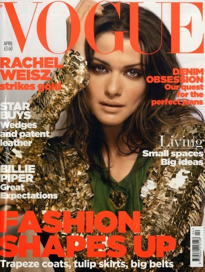 VOGUE UK magazine side cover  April 2006