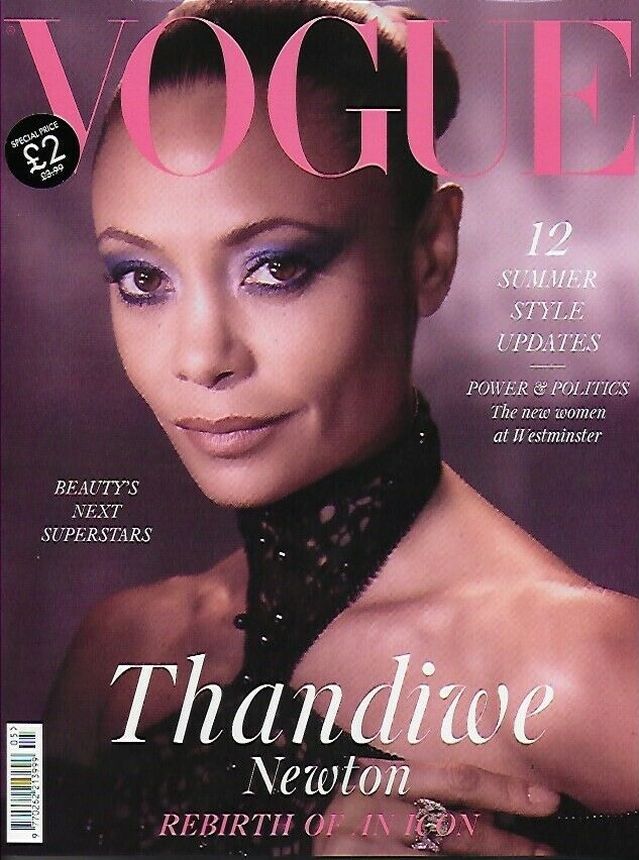 VOGUE UK magazine side cover  May 2021