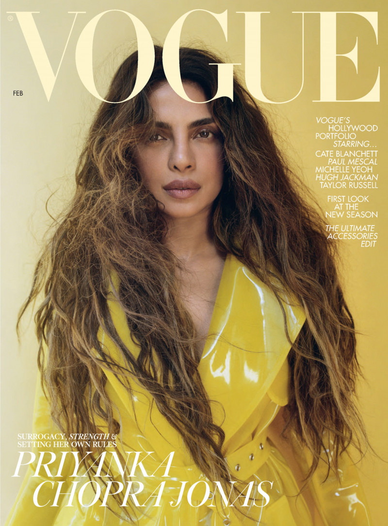 VOGUE UK magazine side cover  February 2023