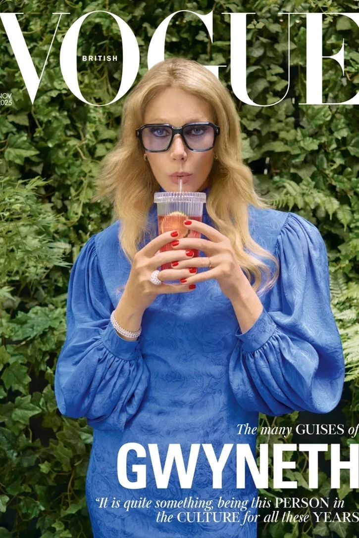 VOGUE UK magazine side cover  November 2025