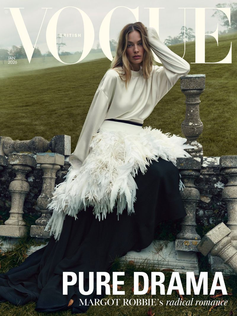 VOGUE UK magazine side cover  January 2026