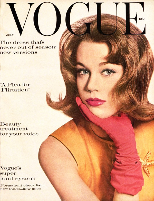 VOGUE USA magazine side cover  July 1959