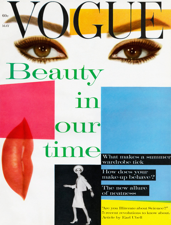 VOGUE USA magazine side cover  May 1961