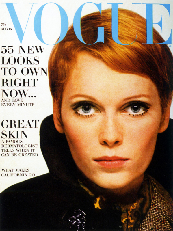 VOGUE USA magazine side cover 15 August 1967