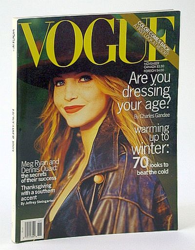 VOGUE USA magazine side cover  November 1993