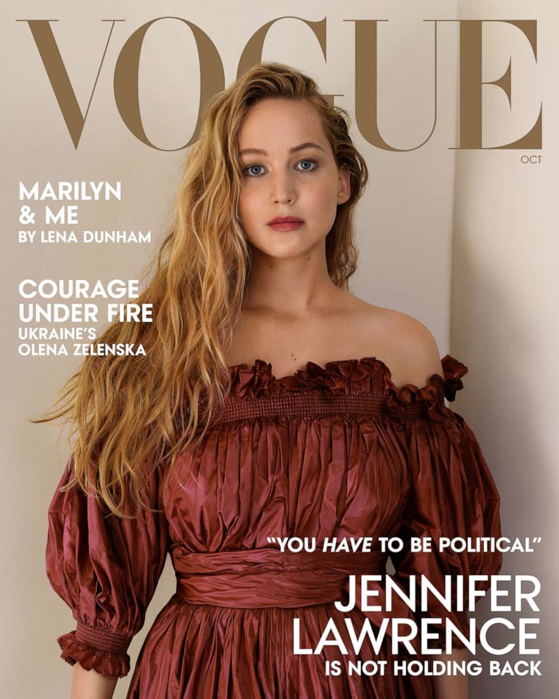 VOGUE USA magazine side cover  October 2022