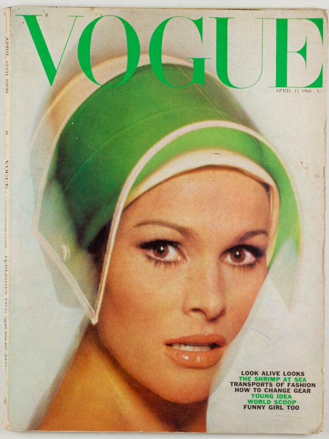 VOGUE UK magazine side cover 15 April 1966