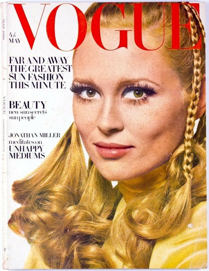 VOGUE UK magazine side cover  May 1968