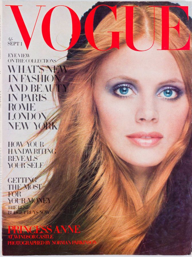 VOGUE UK magazine side cover  September 1969