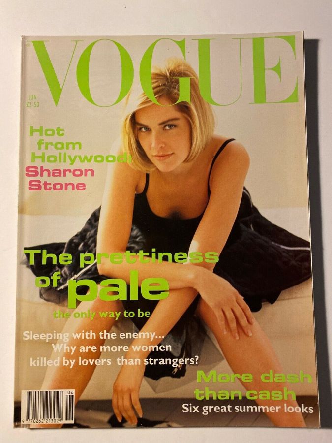 VOGUE UK magazine side cover  June 1992