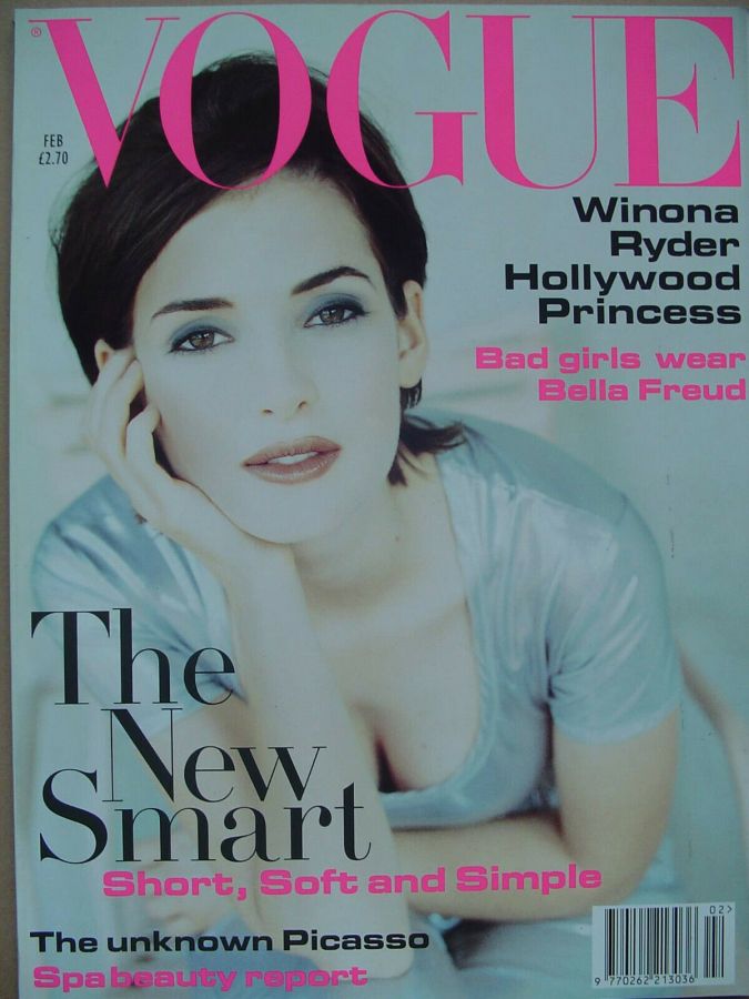 VOGUE UK magazine side cover  February 1994