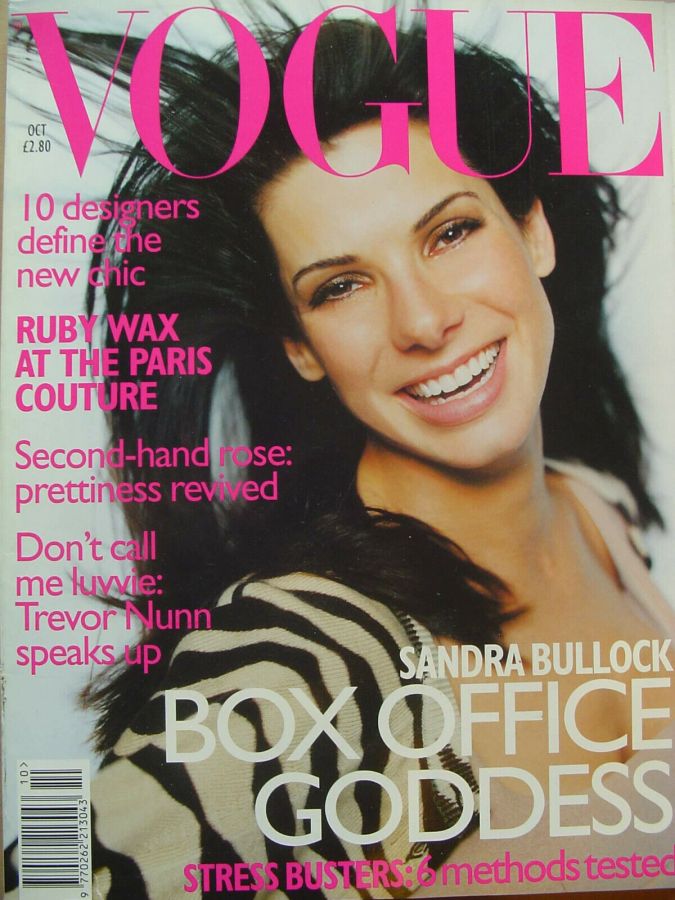 VOGUE UK magazine side cover  October 1996