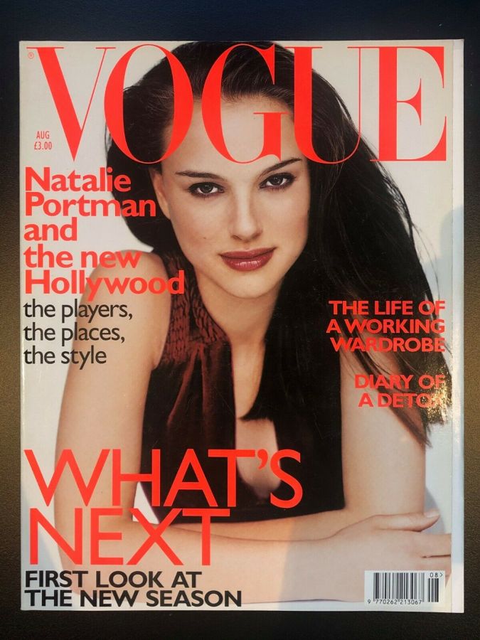 VOGUE UK magazine side cover  August 1999