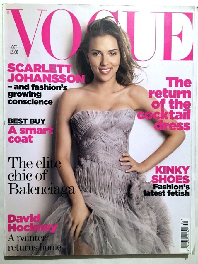VOGUE UK magazine side cover  October 2006