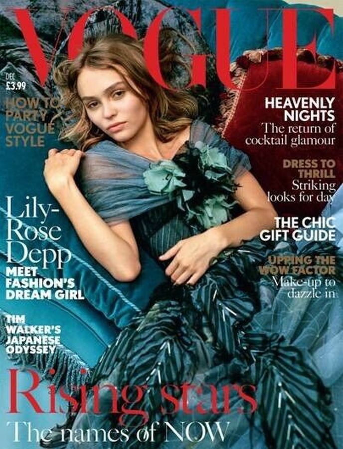 VOGUE UK magazine side cover  December 2016