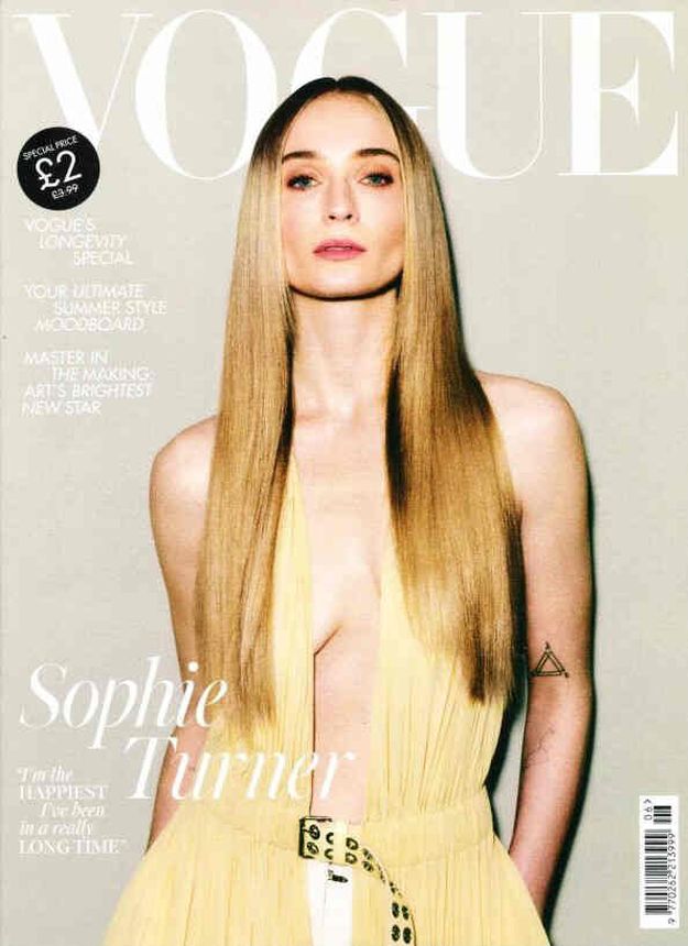 VOGUE UK magazine side cover  June 2024