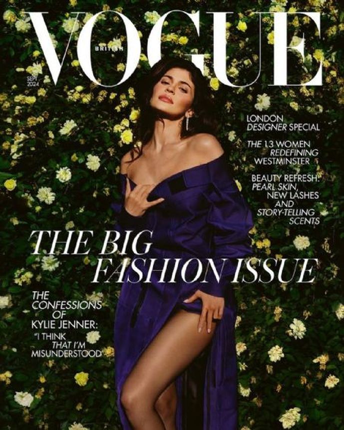 VOGUE UK magazine side cover  September 2024